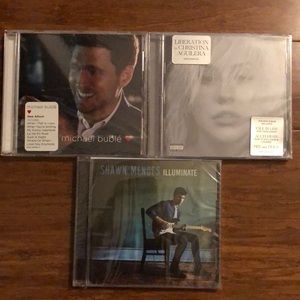 CD Bundle—Michael Buble, Christina Aguilera, and Shawn Mendes